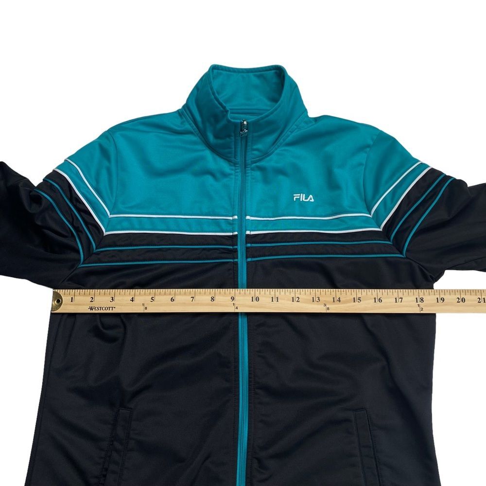 Fila Track Running Athletic Zip Front Jacket Sz L - Picture 6 of 14